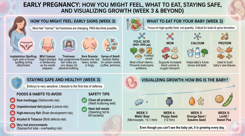 changes to prepare for in week 3 infographic