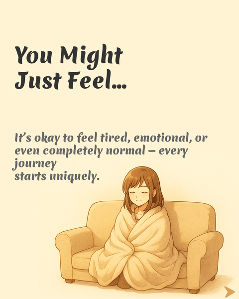 body changes in 1 st week infographic