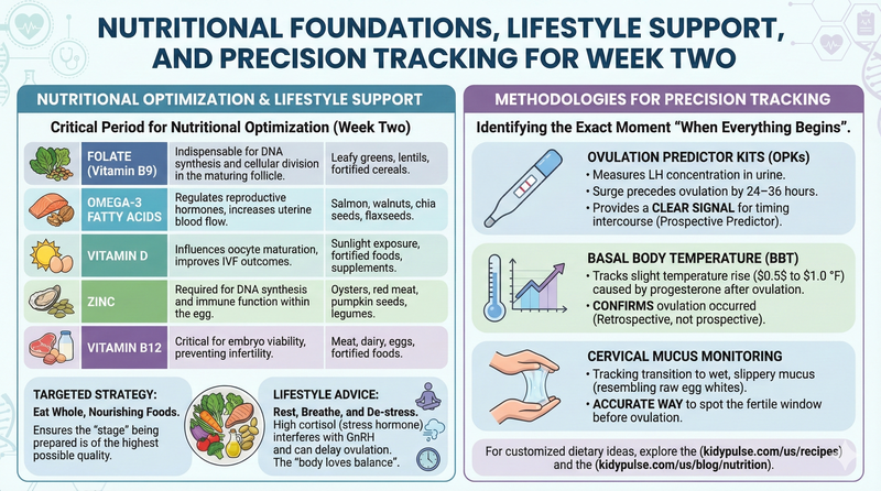 Nutritional Foundations and Lifestyle Support infographic