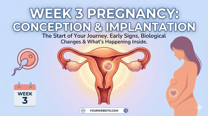 Week 3 Pregnancy: Conception, Implantation Begins & What to Expect